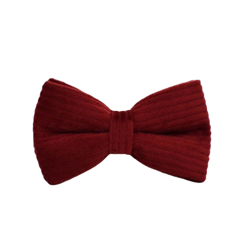 Red Corduroy Collar & Leash