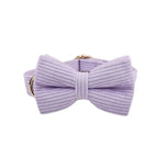 Lilac Corduroy Collar & Leash