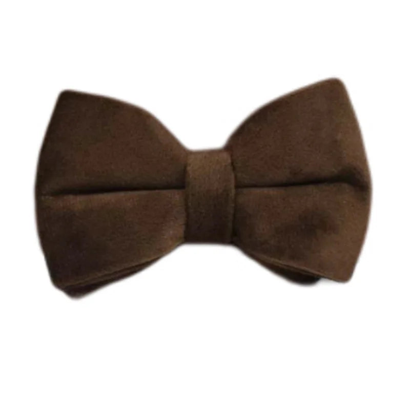 Chocolate Velvet Collar & Leash