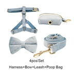 Nordic Blue Velvet Walk Set