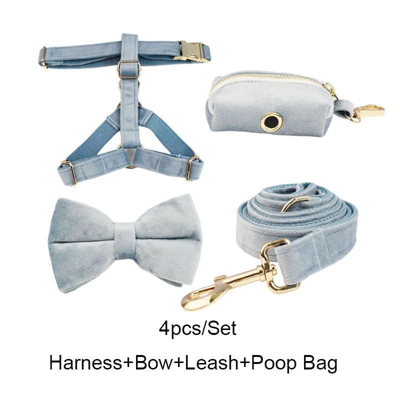 Nordic Blue Velvet Walk Set