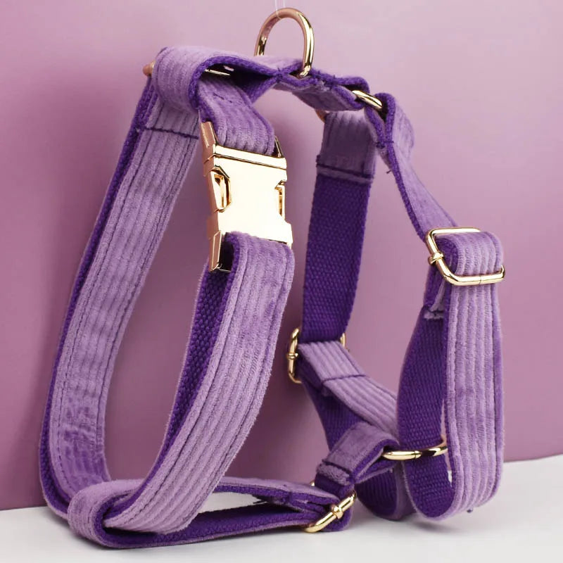 Epic Purple Corduroy Harness