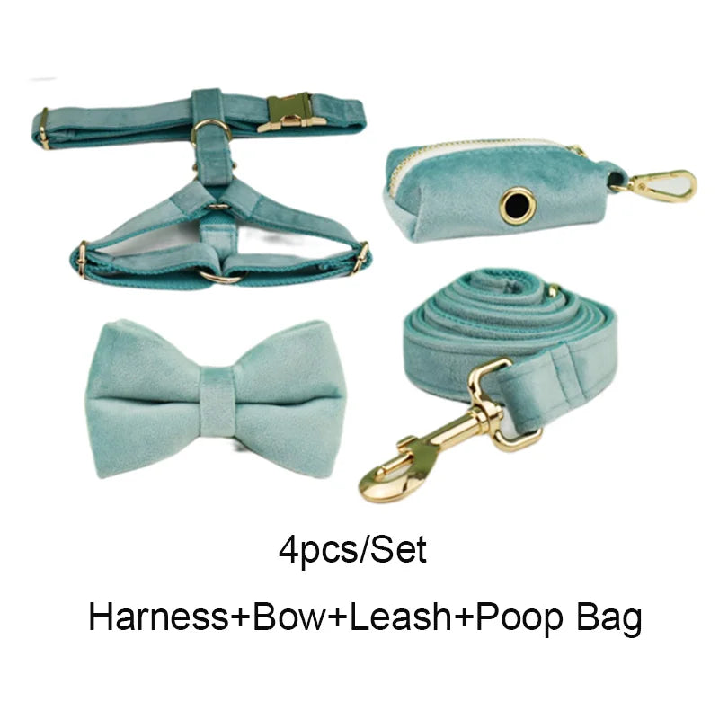 Light Green Velvet Walk Set