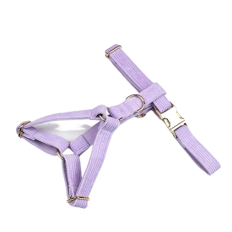 Lilac Corduroy Harness