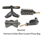 Dark Grey Velvet Walk Set