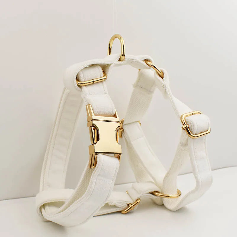 Snow White Velvet Harness