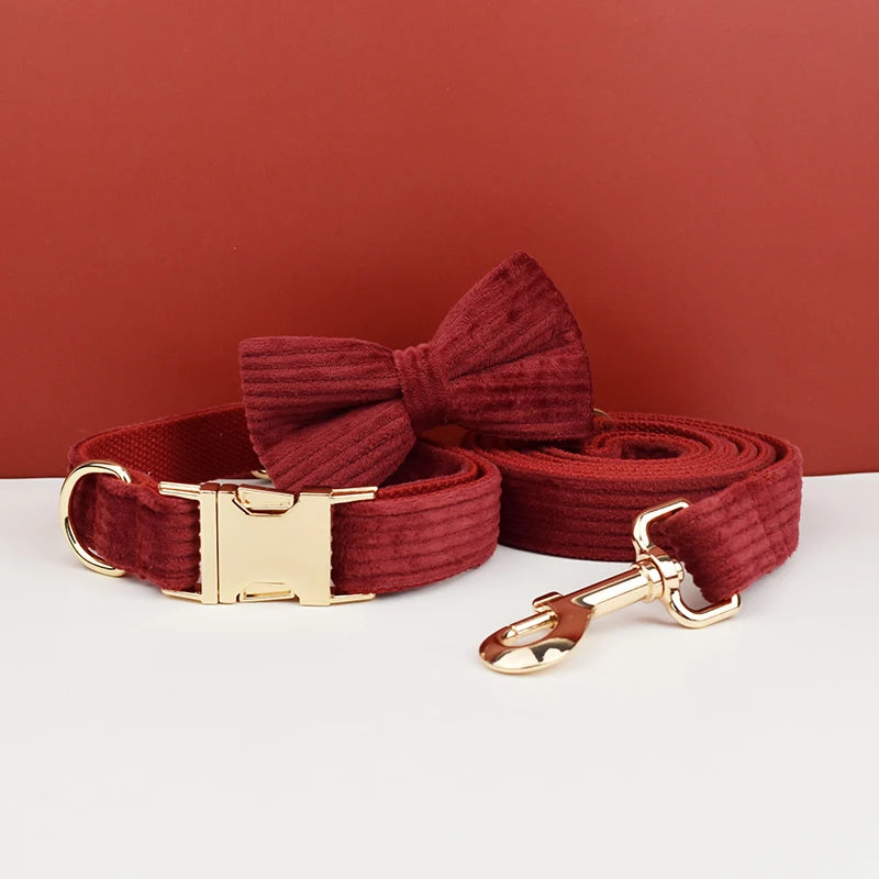 Red Corduroy Walk Set