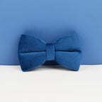 Azure Velvet Collar & Leash