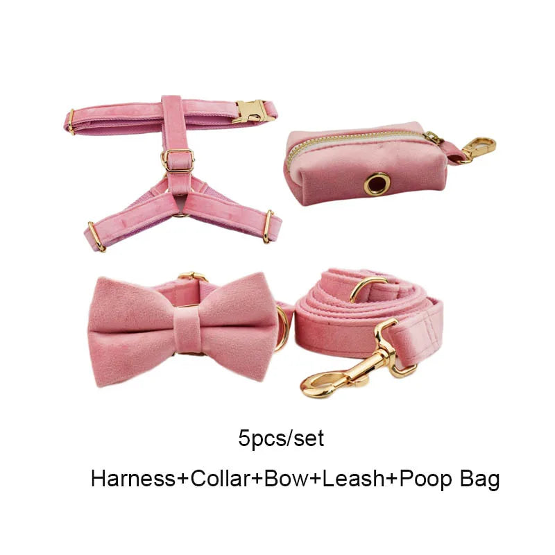 Blush Velvet Walk Set