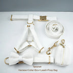 White Corduroy Walk Set