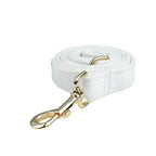 Snow White Velvet Collar & Leash
