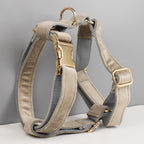 Grey Velvet Harness