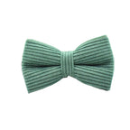 Dark Green Corduroy Collar & Leash