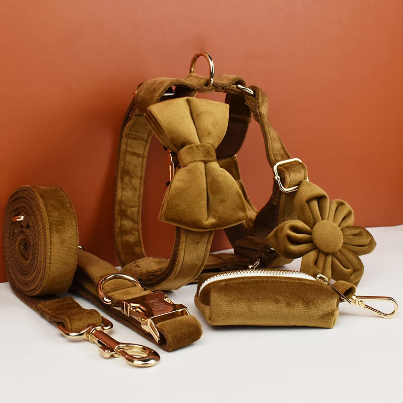 Cinnamon Velvet Walk Set