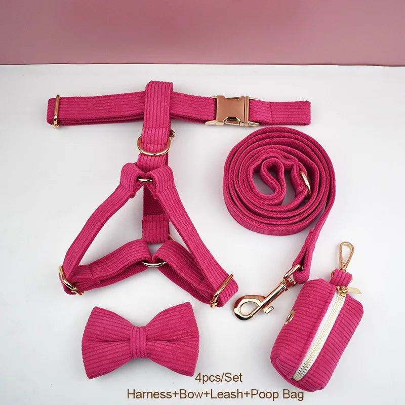 Hot Rose Corduroy Walk Set