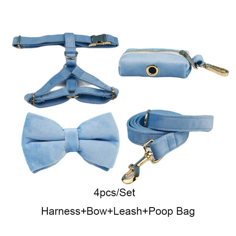 Teal Velvet Walk Set