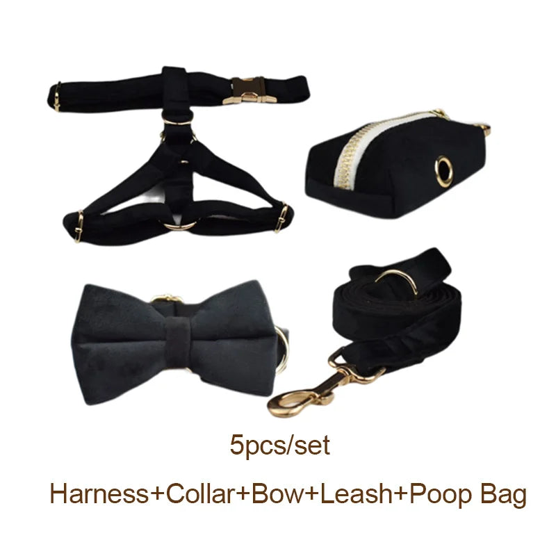 Black Velvet Walk Set