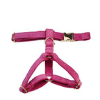 Raspberry Pink Velvet Harness