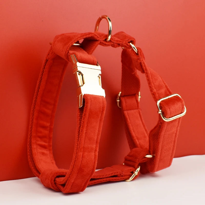 Ruby Red Velvet Harness