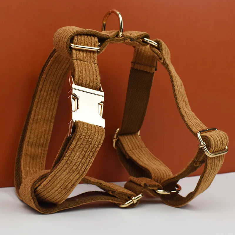 Caramel Corduroy Harness