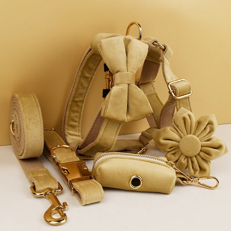 Nude Velvet Walk Set