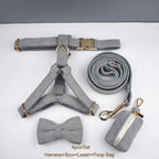 Light Grey Corduroy Walk Set