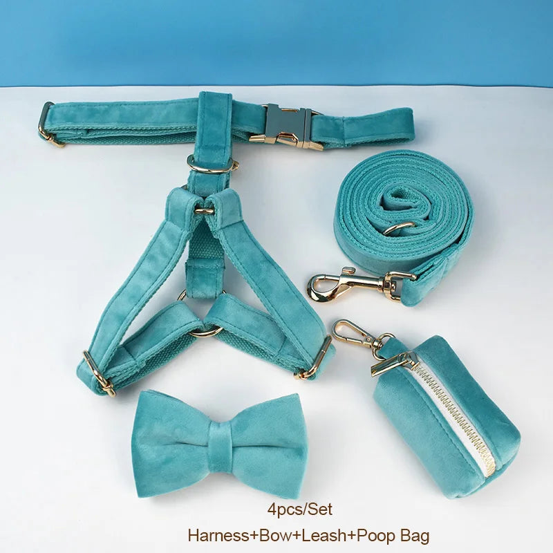 Turquoise Stone Velvet Walk Set