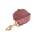 Rose Dusk Corduroy Collar & Leash