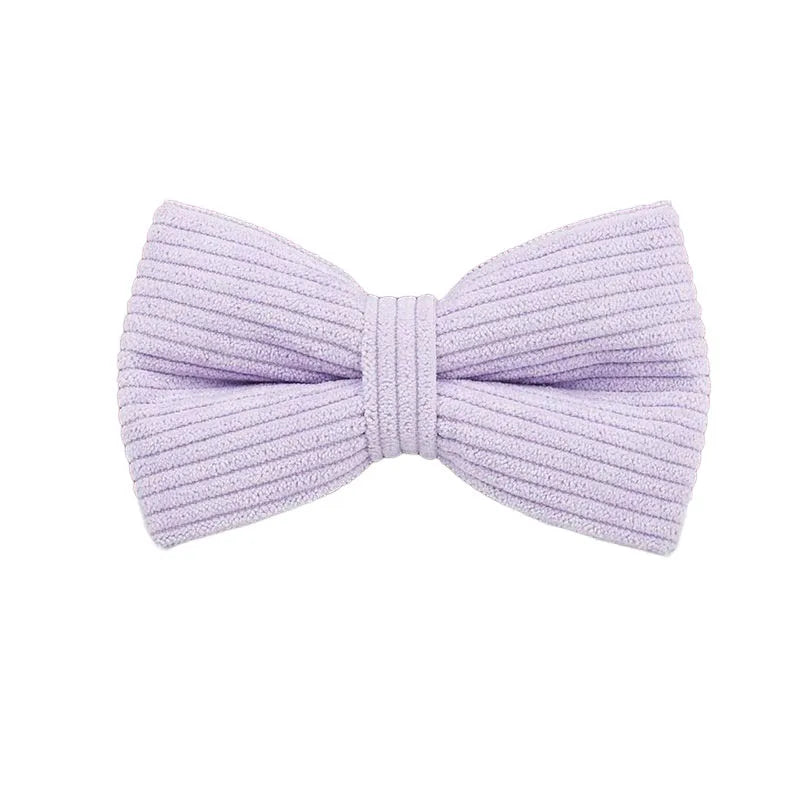 Lilac Corduroy Collar & Leash