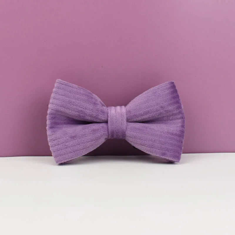 Epic Purple Corduroy Collar & Leash