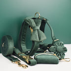 Hunter Green Velvet Walk Set