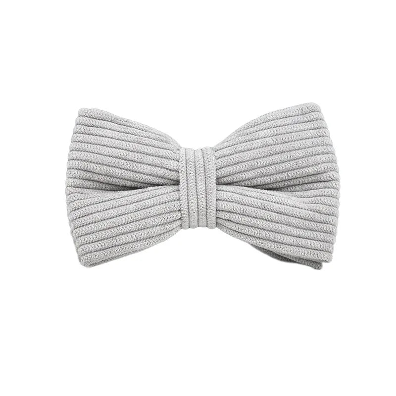 Light Grey Corduroy Collar & Leash