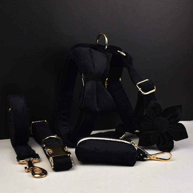 Black Velvet Walk Set