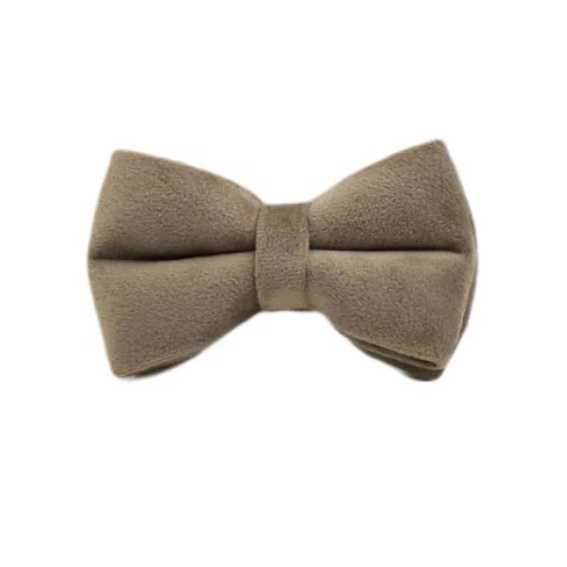 Grey Velvet Collar & Leash