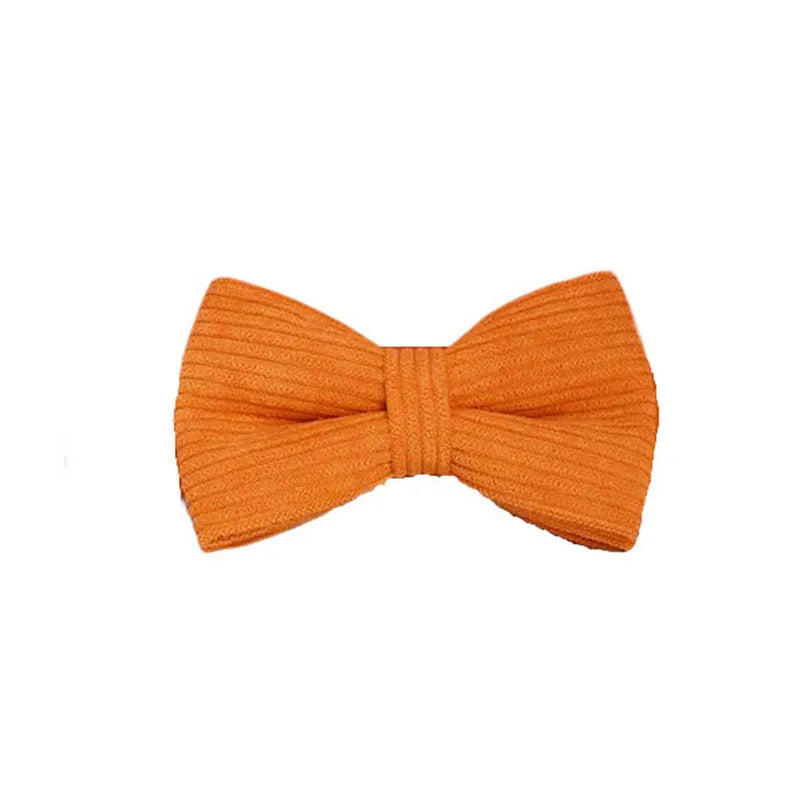 Orange Corduroy Collar & Leash