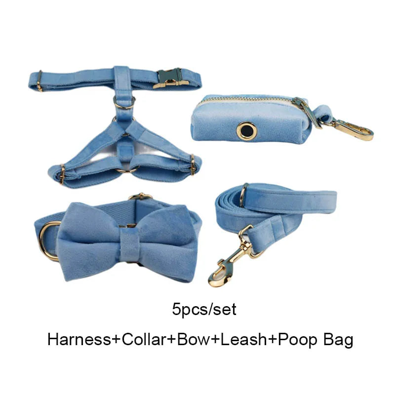 Teal Velvet Walk Set