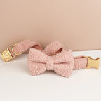 Blush PlushPooch Collar & Leash