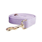 Lilac Corduroy Collar & Leash