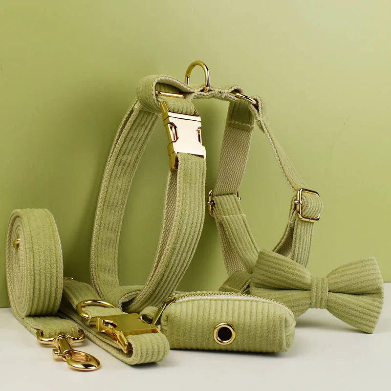Fruit Green Corduroy Walk Set