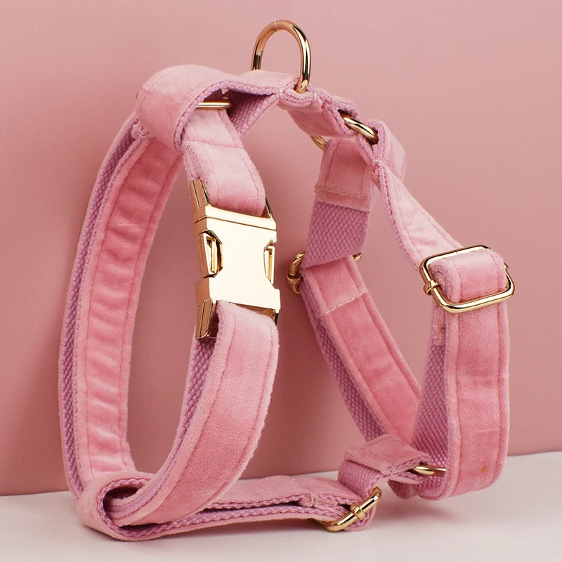 Blush Velvet Harness