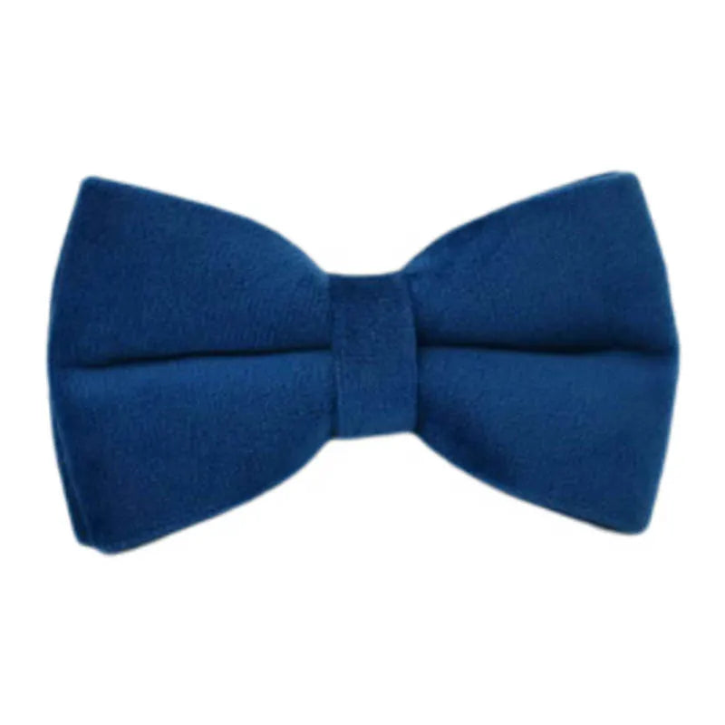 Azure Velvet Collar & Leash