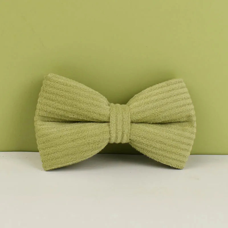 Fruit Green Corduroy Collar & Leash