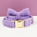 Lavender PlushPooch Collar & Leash