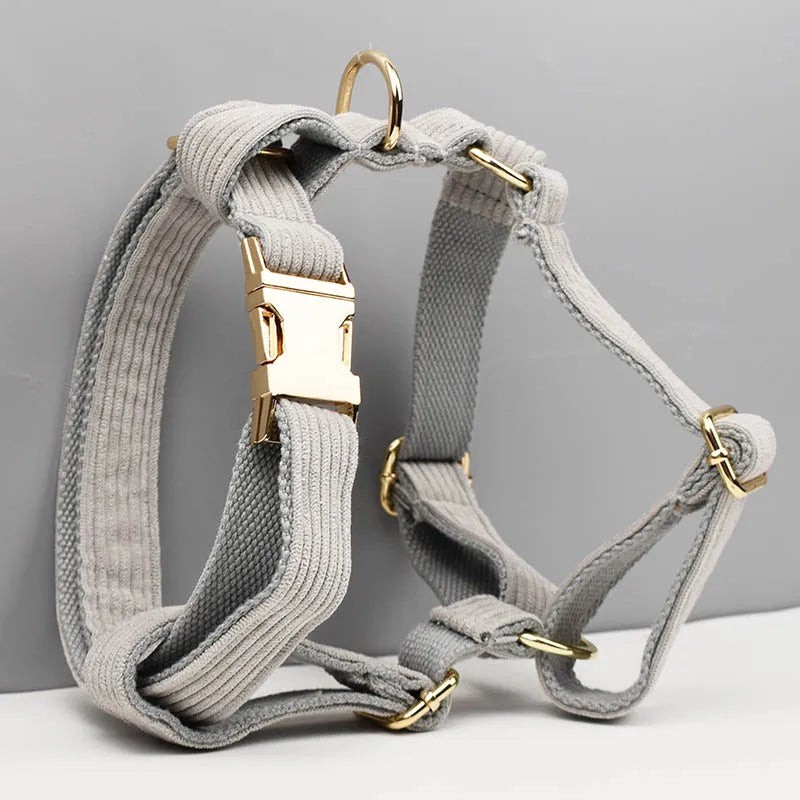 Light Grey Corduroy Harness