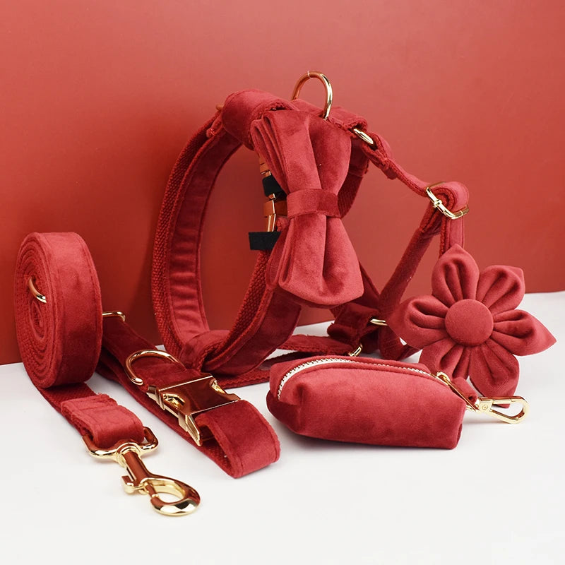 Ruby Red Velvet Walk Set