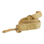 Nude Velvet Collar & Leash