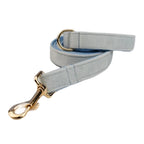 Sky Velvet Collar & Leash