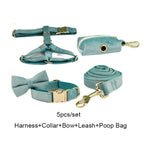 Light Green Velvet Walk Set