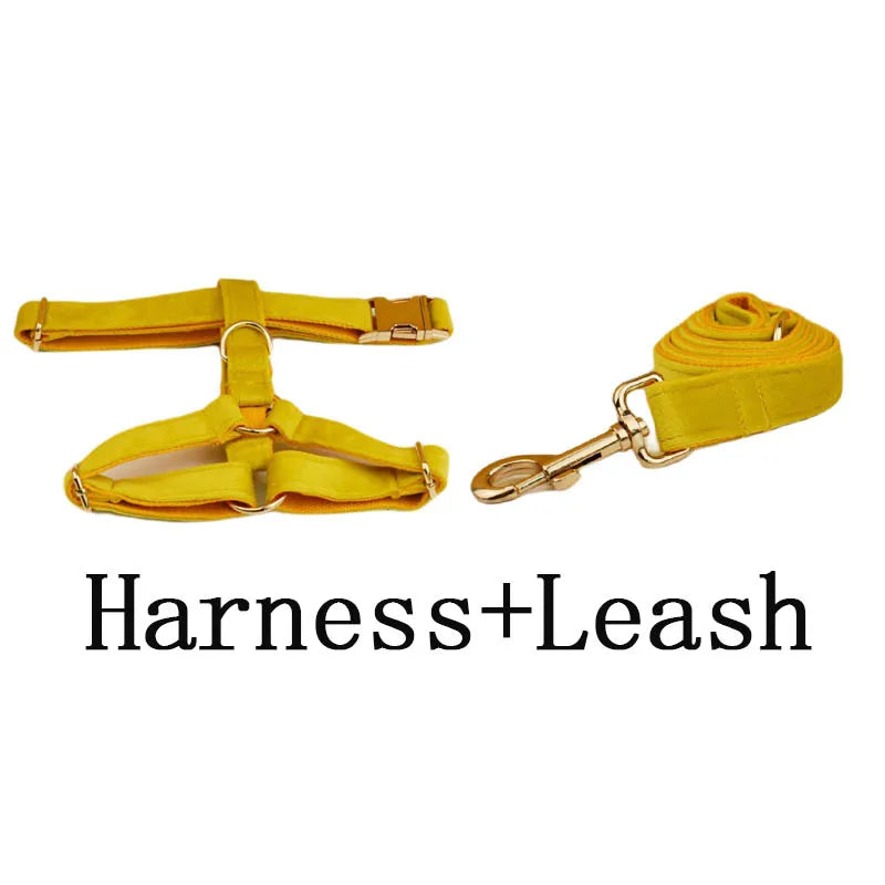 Mustard Velvet Harness