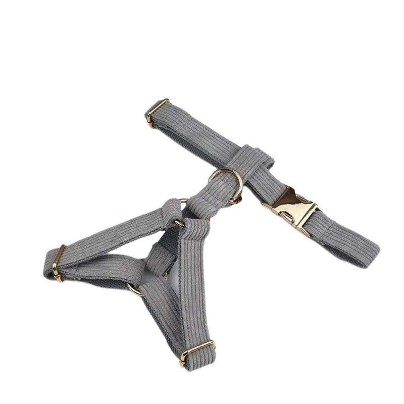 Light Grey Corduroy Harness